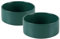 Havniva Lot de 2 gamelles en céramique pour chien et chat, bols de nourriture et d'eau pour chiot, chaton, chat, mangeoires pour chat, 13 cm, vert