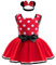 Lito Angels Deguisement Robe Minnie Mouse pour Bebe Filles avec Bandeau Taille 9-12 mois, Rouge