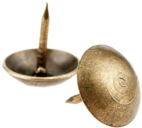 Clavos de Tapiceria Decorativos de Bronce Antiguo, 100 piezas de clavos de bronce antiguo for decoración de interiores