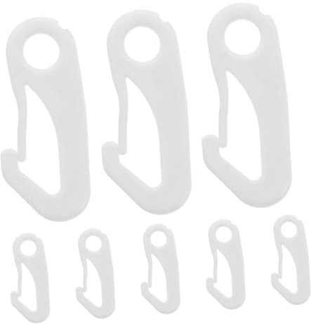 Anneome Flagpole Parts Kit 8 Pieces Flag Pole Clamp Flag Pole Accessories Flagpole Accessory Clips for Outdoor Use