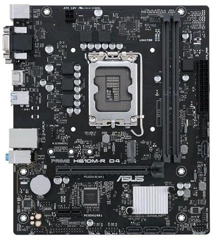 mATX motherboard, Socket 1700, DDR4 compatible, Ideal for PC builds and performance upgrades.