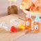 Lot de 4 mini bouteilles de ketchup, 23 ml, bouteille de sauce avec bouchon à vis solide, distributeur de vinaigrette portable pour sauce soja, miel, salade, petits récipients à sauce