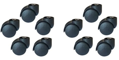Kueohse 2 Inch Chair Casters, Replacement Swivel Chair Wheels, Heavy Duty Casters for Furniture,10PCS
