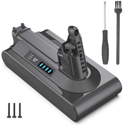 Keenstone 8000mAh Akku für Dyson V10, Ersatzakku für Animal Absolute Motörhead Fluffy Total Clean SV12 Staubsauger