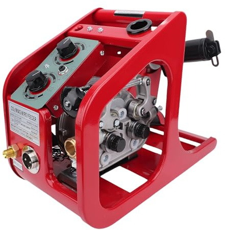 Eminchu Saldatrice CO2 MAG, Saldatrice Automatica con Alimentatore Filo da 500 A, A Doppia Trasmissione con Alta velocità da 1,5-20 M/min e Peso della Bobina di Saldatura Applicabile da 44,09
