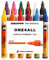 Molotow One4All 227HS Acryl Marker (Main-Kit 1, 4 mm Spitze, hochdeckend und permanent, UV-beständig, für fast alle Untergründe) 12 Stück sortiert