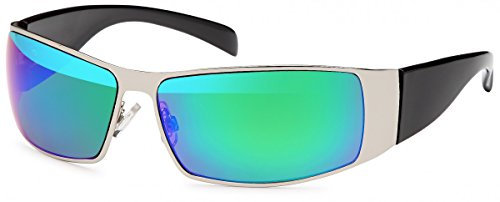 BEZLIT Herren Sonnenbrille Pilotenbrille Sprotlich Grün