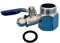 Planet-Aqua Wasseranschluss Adapter Set 1/2 mit 1/4 Absperrhahn aus Messing für Wasserfilter Osmoseanlage Side by Side Kühlschrank Filter Wasserhahn Anschluss und Umkehr Osmose Schlauch Verbinder