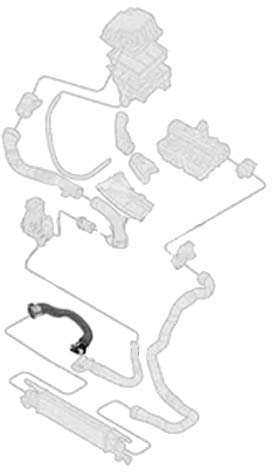 Borg & Beck BTH1395 Turbo Hose To Fit GM Corsa 1 3DTH 07-