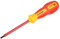 sourcing map 1000v Slotted Insulated Magnetic Tip Electrical Screwdriver 3mm x 75mm