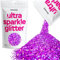 Hemway Extra 1 millimetro Chunky glitter 100g 3,5 once cosmetici sicuri - viola olografica