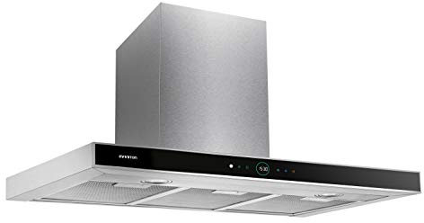 INFINITON | CMPT-CLR71S - Campana Extractora | Campana T-Invertida | Acabado Acero Inox | Reloj Digital Frontal | Control Remoto | Potencia 800m3/h | Modo Boost | Touch Panel | Luces LED | Ancho 70 cm
