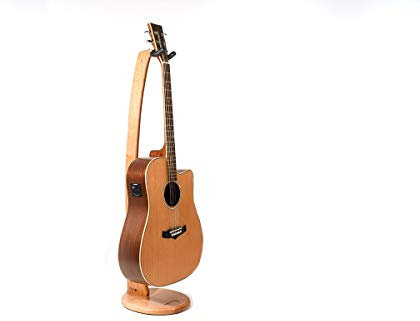 Ruach GS-1 Akustik-/E-Gitarrenständer aus Holz – Kirsche