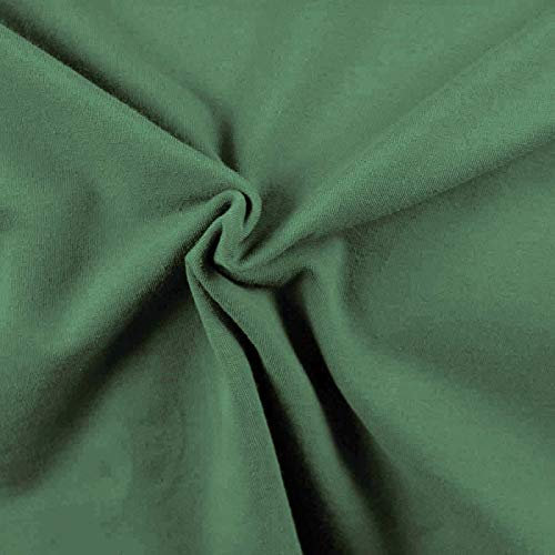 0,5m Baumwoll-Jersey uni Meterware Jersey-Stoff Öko-Tex zertifiziert Sommerstoff