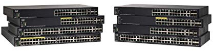 Cisco SG550X 24P 24 porte Gigabit Poe Switch impilabile (ricondizionato)