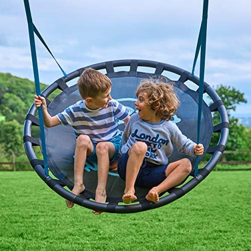 TP Toys Balançoire Nid d’Oiseau 120 cm – Filet Confortable avec Protections Rembourrées – Réglable Imputrescible – pour 1 à 2 Enfants – Dès 3 Ans – Support 35 kg par Utilisateur