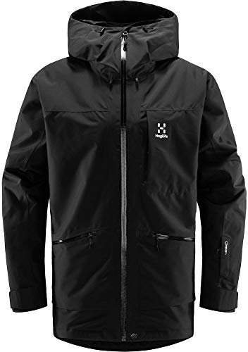 Haglöfs Skijacke Herren Lumi Insulated Jacket wasserdicht, Winddicht, atmungsaktiv True Black XL XL