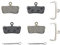 2 Sets Scheibenbremsbeläge für SRAM Guide R, Guide RS, Guide RSC und Guide Ultimate & Avid XX/XO Trail, E9 Trail, E7 Trail/Sram Guide ZSP12-1 (Harz)
