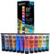 Mont Marte Acrylfarben Set – Metallic – 12 Stück, 36 ml Tuben – Ideal für Acrylmalerei – Brillante Lichtechte Farben mit großer Deckkraft
