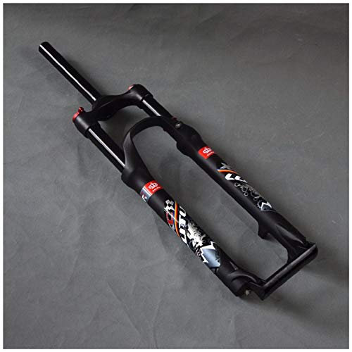 VPPV MTB Suspension Fork 26 Inch, 27.5 Inch 29ER Bike Mountain Bike Suspension Air Fork 1-1/8 Shock Absorber 120mm (Color : Black, Size : 27.5 inch)