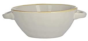 Thun Rose & Tulipani - Ciotola zuppa con manici Concerto Grigio Perla