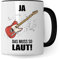 Taza de guitarra eléctrica, regalo para guitarristas eléctricas, taza de café, músicos, guitarristas electrónicas, instrumentos, ideas de regalo