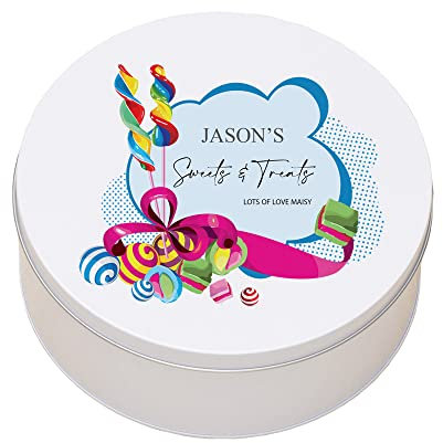 Personalised Any Name Sweet Storage Tin Gift