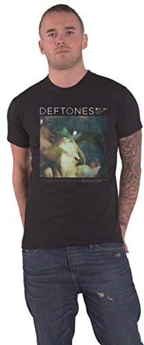 Deftones T Shirt Saturday Night Wrist Band Logo Official Mens Black