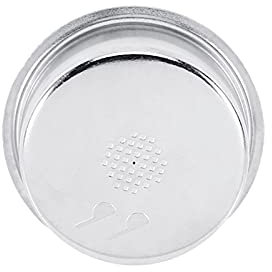 Gastroback siebträgermaschine, Filterkorb 51Mm, Kaffeefilterkorb, Siebträger Gastroback Edelstahl-Kaffee 2 Tassen Druck Filter Korb Sieb, Geeigneter Durchmesser der Kaffeemaschinen Düse: 51–52,5 mm