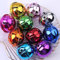 30 Stück 4cm Glöckchen zum Basteln,Glöckchen,Weihnachtsglöckchen,Rostschutz Glöckchen, Metallglöckchen Optimal für Handwerk, Schmuck, Festival Dekoration,Haustier Glocken,Mischfarbe