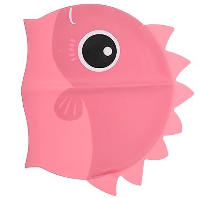 HONMEET Gorro De Natación Gorra De Baño De Playa Gorro De Baño Domo Gorro De Piscina De Dibujos Animados Lindos Gorros De Baño Tapa De Silicona Universal Gel De Sílice Bebé