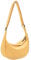 YAMEIZE Crossbody Bag Damen Umhängetasche Hobos Schulter Halbmond Taschen Umhängetasche Knödeltasche mit verstellbarem Schultergurt Gelb