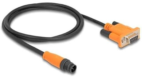DeLOCK M12 Serielles Anschlusskabel A-kodiert 3 Pin 1,8 m