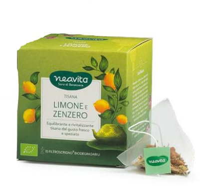 Neavita Tisana Limone e Zenzero 15 filtri