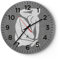 Modern Wanduhr Minimalistisch Akt Empfindlich 30x30cm Rund Klein Wand Uhr Glas Analog Zimmeruhren Küche Büro Wohnzimmer Glasuhr Wall Clock Dekoration Design Wanddekoration Küchenuhr C4AR30x30-5532