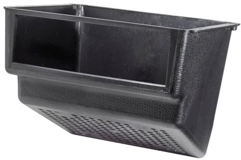tomzz Audio 2400-057 Autoradio Unterbaukonsole mit Lautsprecheraufnahme für 1DIN Radios PKW LKW Boot Wohnmobil Baufahrzeuge Nutzfahrzeuge