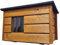 Katzenhütte hölzernes Katzenhaus Katzenhöhle isoliert Outdoor draußen 57 x 44 x 36 cm