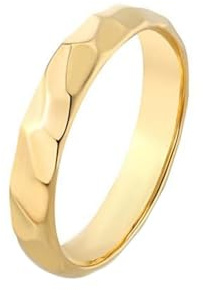 Epinki Gelbgold 750 18 Karat Ring, Klassiker Hochzeitsband mit Diamant Ovalschliff, 18K Gold Hochzeitsring Antragsring Diamantring Herren Damen Echt Schmuck, Individuelle Größen