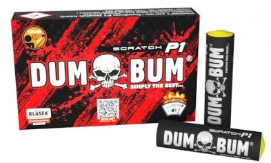 geluid Dumbum P1 (Reibkopf), 20 Stück pro Packung, Schallerzeuger mit Einer Explosionskraft von bis zu 120dB