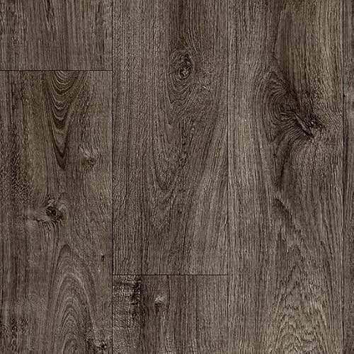 VINYL FLOORING UK Black Modern Wood Effect Anti-Slip Vinyl Flooring For Kitchen, Bathroom, Dining Room & Living Room, 2.0mm Thick Vinyl Sheet, 7 Years Warranty-5 X 4 mt