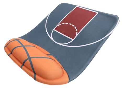 DIYEAH Tappetino Per Mouse Antiscivolo Poggiapolsi Silicone Morbido Ergonomico Per Computer e Ufficio Design Basket Accessorio Lavoro e