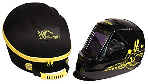 WELDINGER Set Automatikschweißhelm AH 350 realcolour + WELDINGER Helmtasche