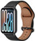 MiRowy Leder Armband für Xiaomi Smart Band 9 Pro/Smart Band 8 Pro, Metallschnalle Atmungsaktiv Uhrenarmband, Lederband Ersatzbänder für Xiaomi Redmi Watch 5/Redmi Watch 4 - Schwarz