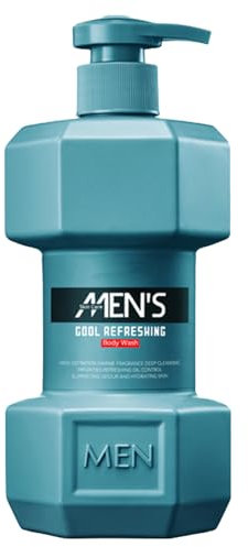 Gel Douche Pour Hommes 500ml, Rafraîchissant Et Revitalisant, Parfum Longue Durée 12h, Idéal Pour Une Fraîcheur Et Une Hydratation Intense, Adapté à Tous Types De Peau (Ocean Scent)