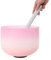 Lfhelper 10 inch Crystal Singing Bowl - Clear, Long-Lasting Sound Bowl for Meditation, Chakra Healing, Stress Relief, Yoga, and Emotional Balance, Made with 99.99% Pure Quartz Crystal