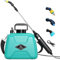 HGSTM 5L Battery Powered Garden Sprayer,Electric Sprayer With Usb Rechargeable,With 3 Mist Nozzles, Adjustable Shoulder Strap And Retractable Wand, For Home Lawn And Garden Weed Clean.