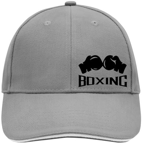 Huuraa Baseball Cap Boxing Boxhandschuhe Geschenk Dark Grey/White Boxing Geschenkidee