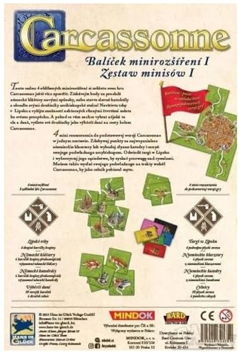 Carcassonne - Zestaw Rozszerzeń Polska Gra Dodatek Polnisches Brettspiel Po Polsku