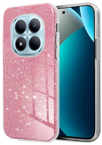 Cool Schutzhülle für Xiaomi, Redmi Note 15, Glitzer, Rosa