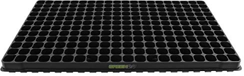 GREEN24 Anzuchtplatte Topfplatte mit 240 Pflanztöpfen - 240er Topfpalette Blumentöpfe